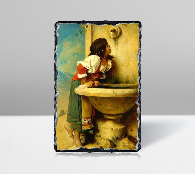 Roman Girl at a Fountain - Çeşmedeki Roman Kızı
