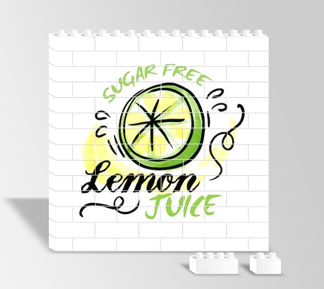 Limon Suyu - Lemon Juice - Sulu Boya Deseni