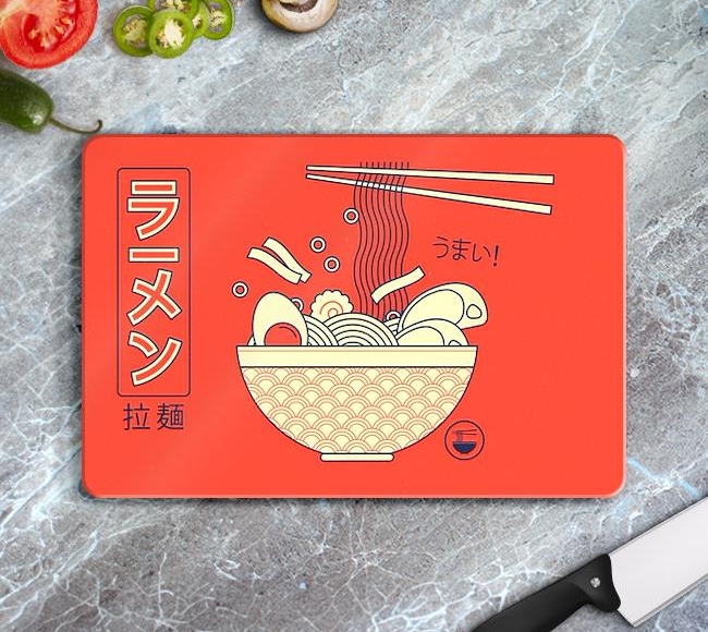 Retro Ramen Çorbası Afişi