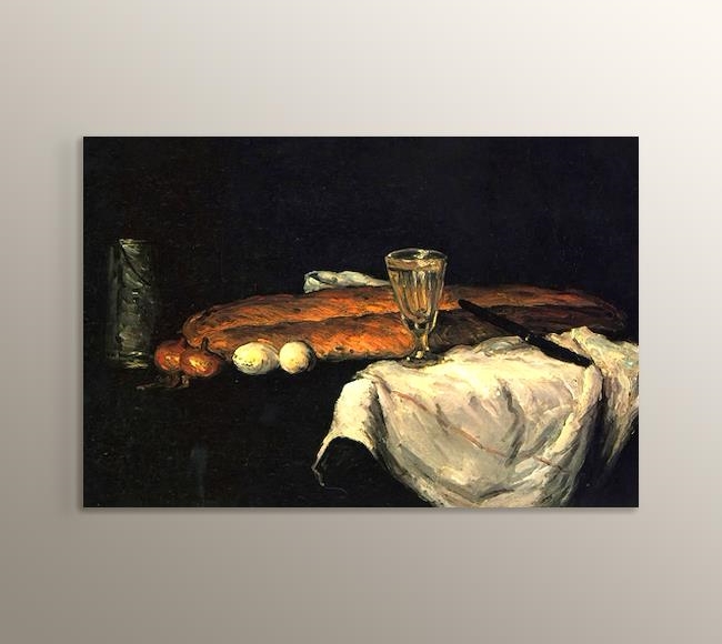 Le pain et les oeufs - Still Life with Bread and Eggs