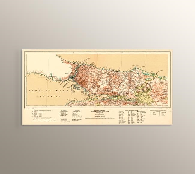 1912 Yılı İstanbul Haritası