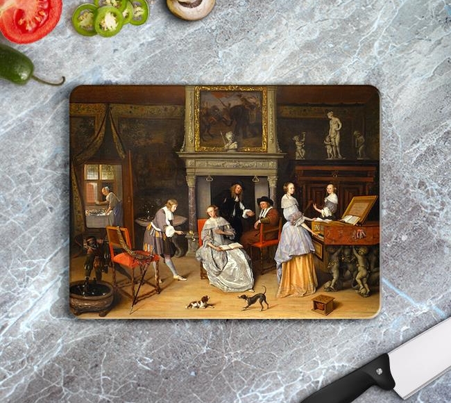 Fantasy Interior with Jan Steen and the Family of Gerrit Schouten