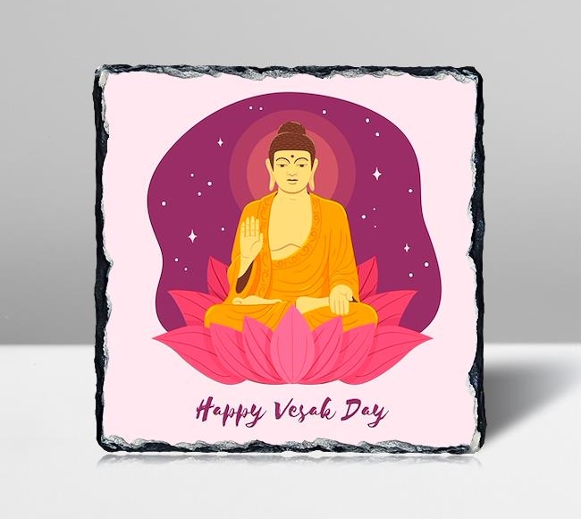 Happy Vesak Day İllüstrasyonu