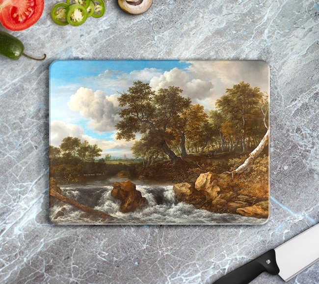 Landscape with Waterfall