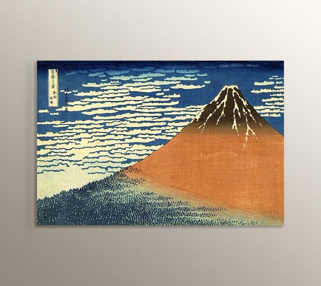 Thirty-six Views of Mount Fuji Fine Breezy Day