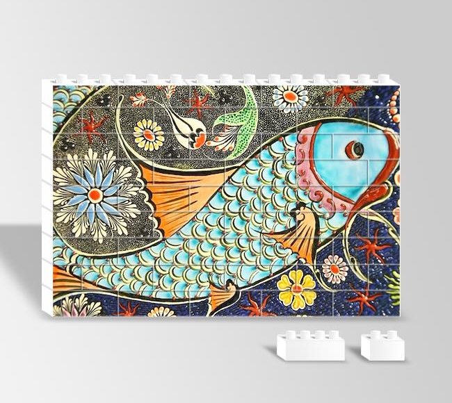Balık Desenli Mozaik