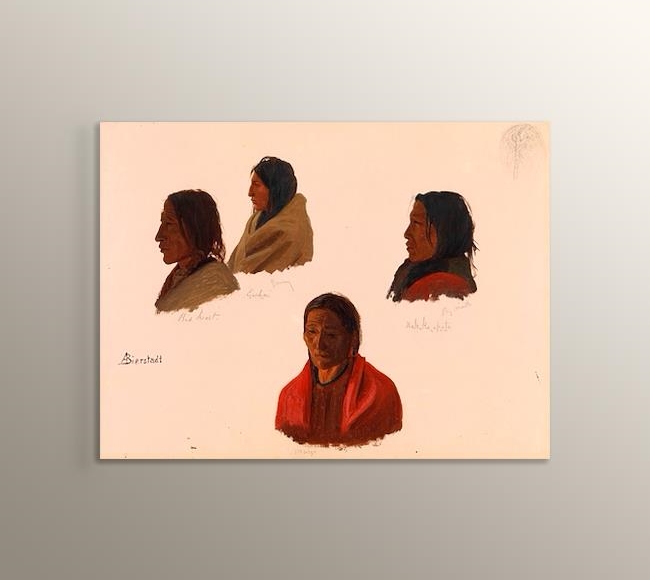 Studies of Indian Chiefs Made at Fort Laramie
