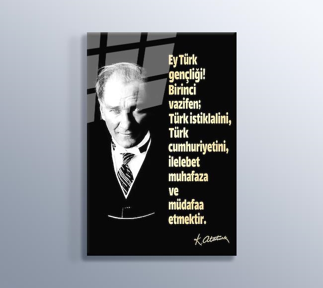 Atatürk'ün Gençliğe Hitabesi ve İmzası