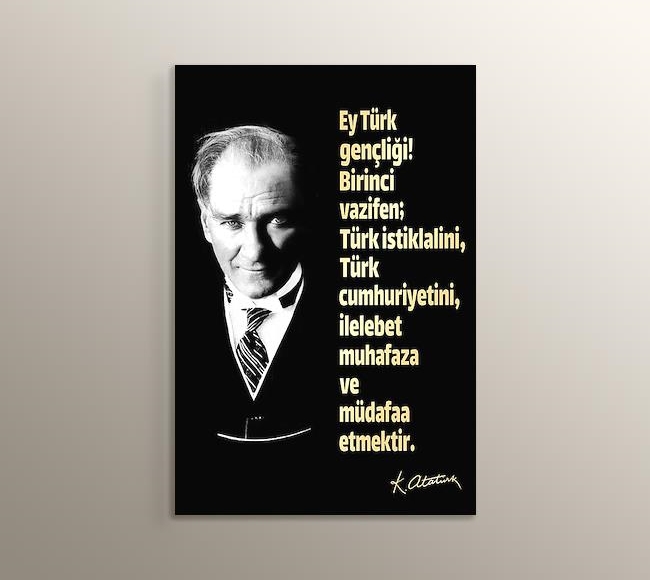 Atatürk'ün Gençliğe Hitabesi ve İmzası