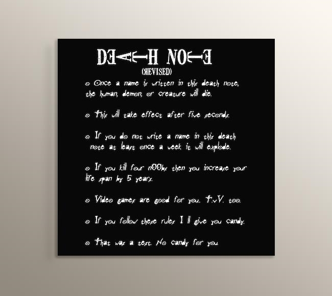 Death Note Kuralları (Revised)