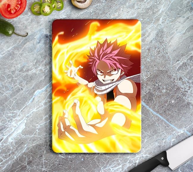 Elleri Alevli Natsu Dragneel - Fairy Tail