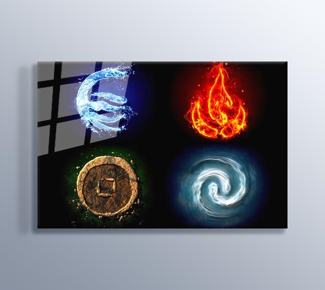 Avatar Son Hava Bükücü - 4 Element Sembolleri