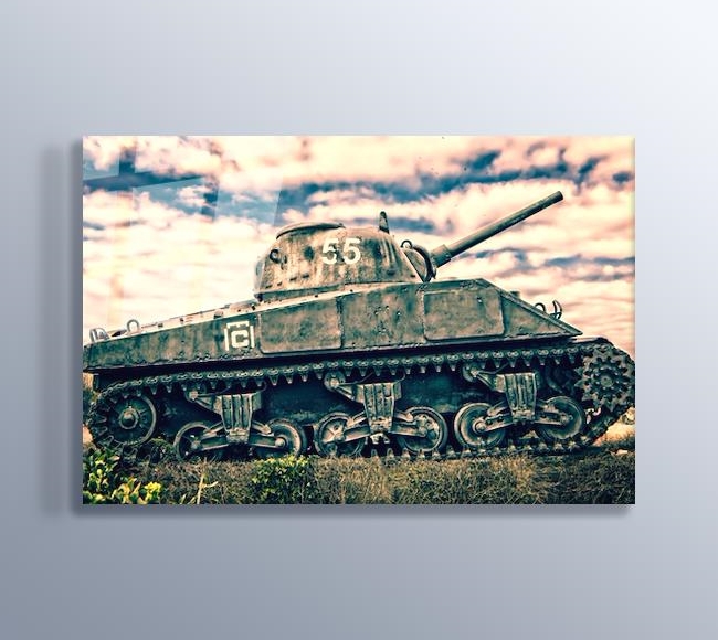 Bulutlu Günde 55 Numaralı Tank