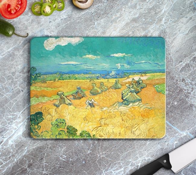 Wheat Fields with Reaper, Auvers