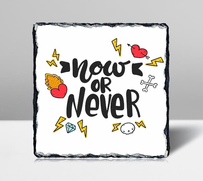 Now or Never - Tipografi
