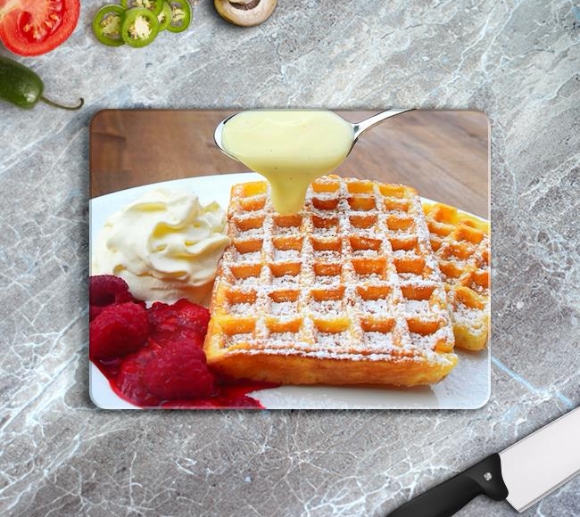 Süslenme Aşamasındaki Waffle