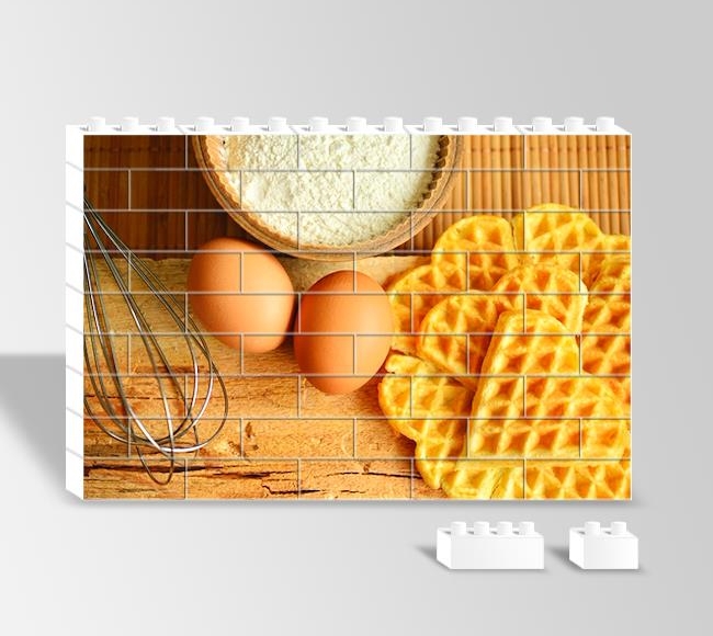 Un, Yumurta ve Kalp Şeklinde Wafflelar