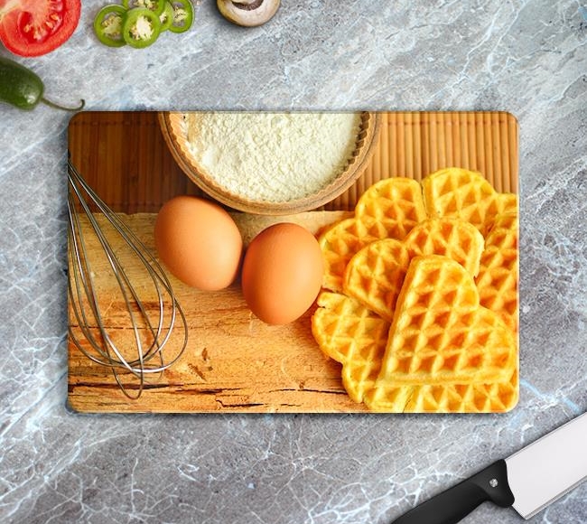 Un, Yumurta ve Kalp Şeklinde Wafflelar