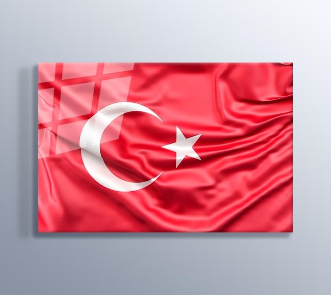 Dalgalı Türk Bayrağı