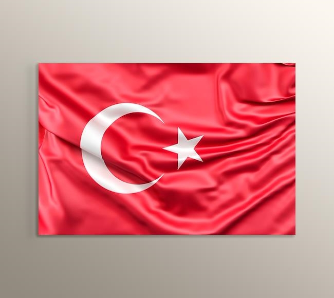 Dalgalı Türk Bayrağı