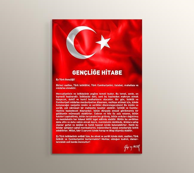 Türk Bayrağı ve Gençliğe Hitabe