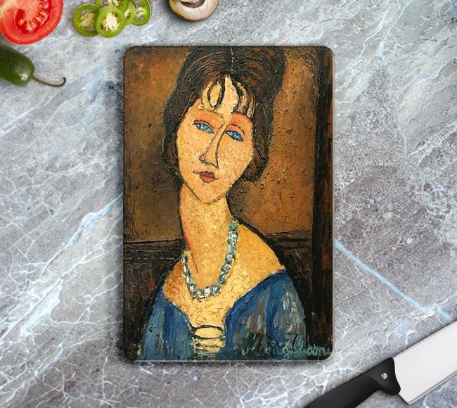 Jeanne Hebuterne with Necklace