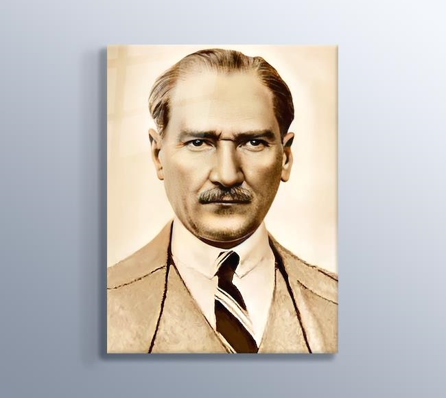 Atatürk Takım Elbiseli - Medeniyet öyle bir ışıktır ki, ona kayıtsız olanları yakar, mahveder