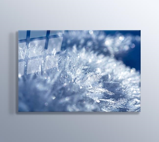 Buz Kristalleri - Yakın Çekim