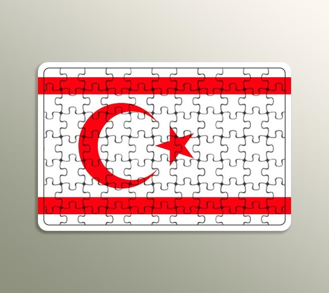 Kuzey Kıbrıs Türk Cumhuriyeti Bayrağı