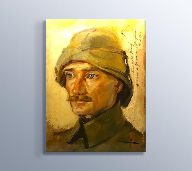 Mustafa Kemal Atatürk'ün ilk portresi - 1916, Anafartalar