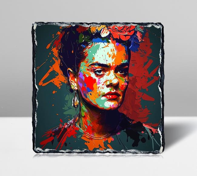 Frida Kahlo - Yağlı Boya İllüstrasyonu