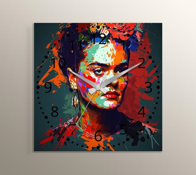 Frida Kahlo - Yağlı Boya İllüstrasyonu
