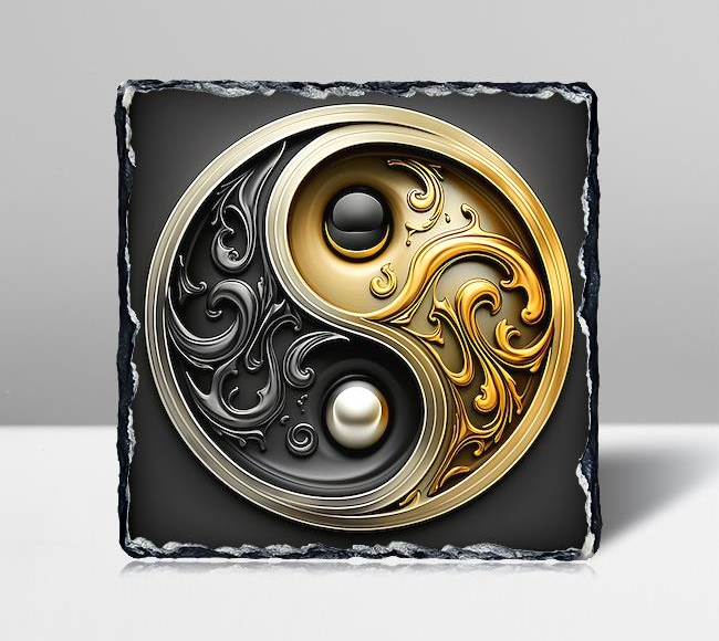 Yin Yang - Parlak Desen