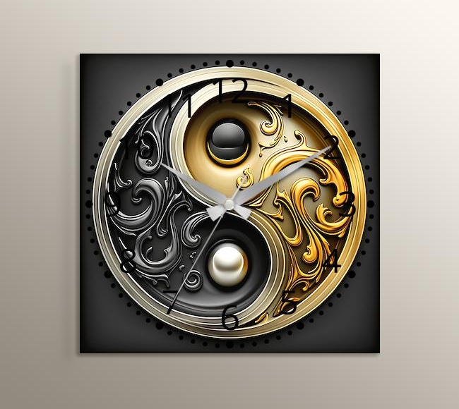 Yin Yang - Parlak Desen