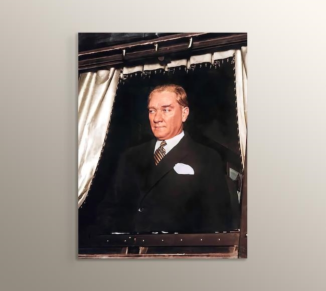 Atatürk - Trenden Dışarı Bakarken