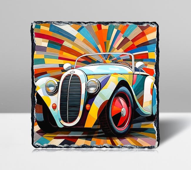 Picasso Tarzı Retro Araba Sanatı