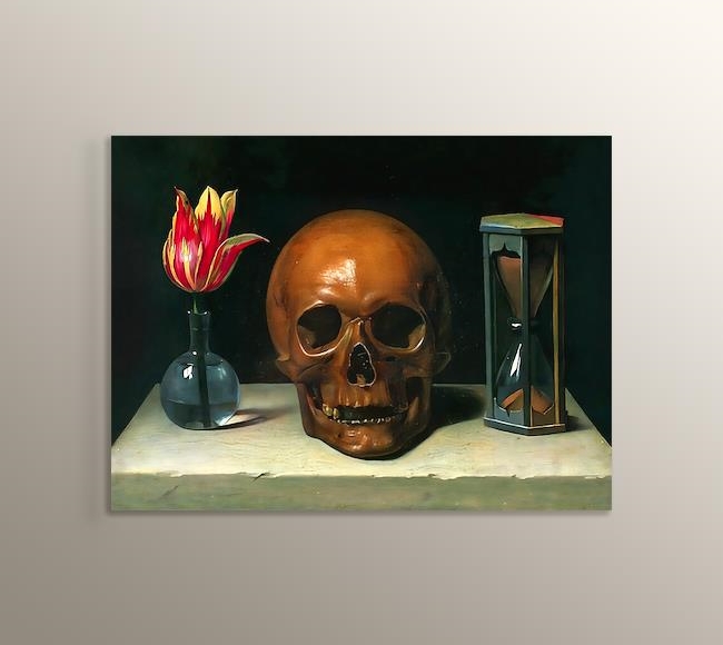 Still-Life with a Skull - Vanitas 1671