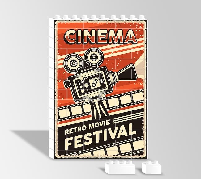 Cinema Retro Film Festivali Poster Dokusu