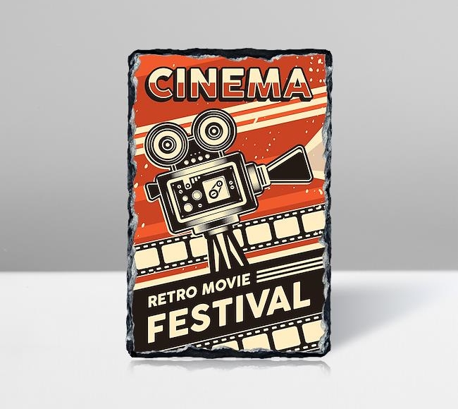 Cinema Retro Film Festivali Poster Dokusu