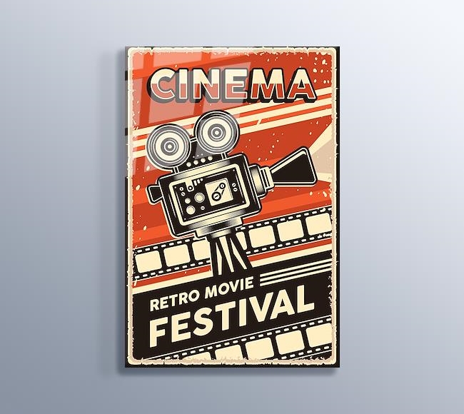 Cinema Retro Film Festivali Poster Dokusu