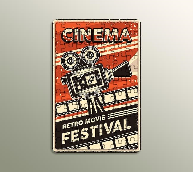 Cinema Retro Film Festivali Poster Dokusu